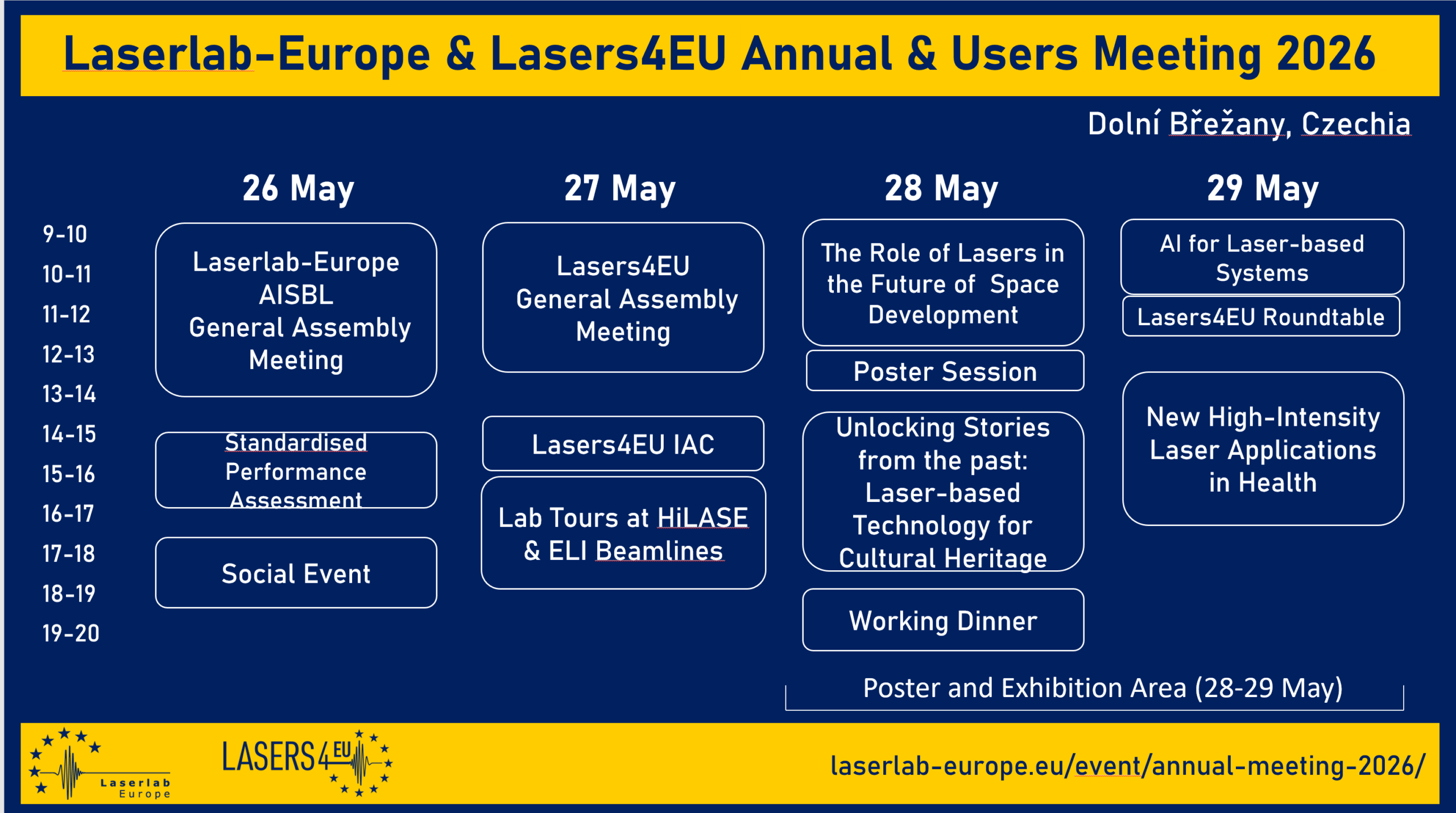 Annual & Users Meeting 2026 programme
