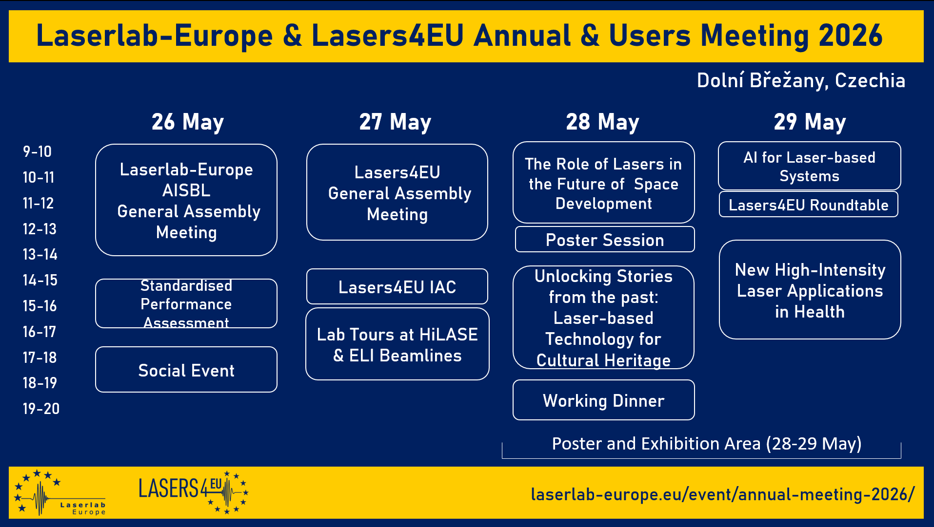 Annual & Users Meeting 2026 programme