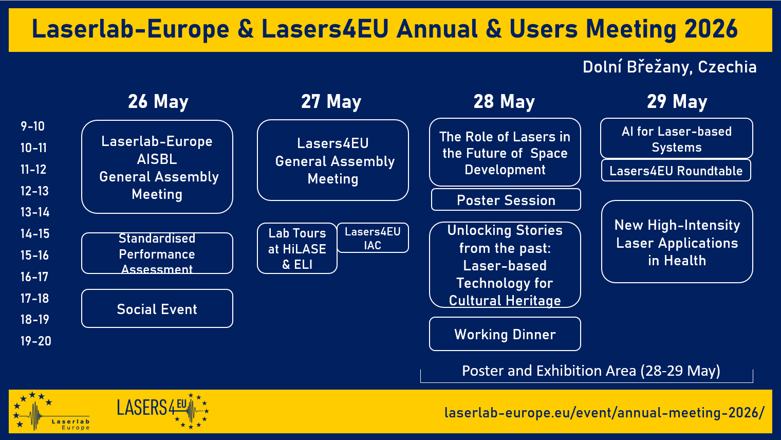 Annual & Users Meeting 2026 programme